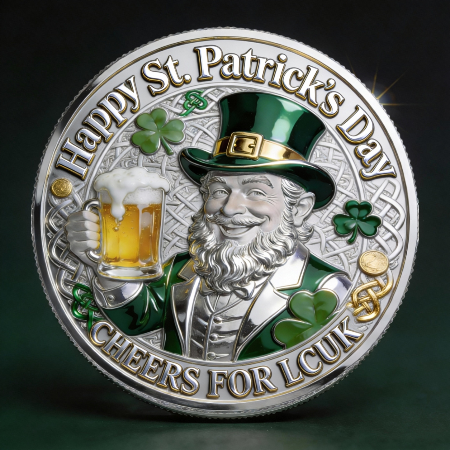 🏆 New Year Special Offer 60% OFF🔥 St. Patrick's Day Metal Commemorative Gift