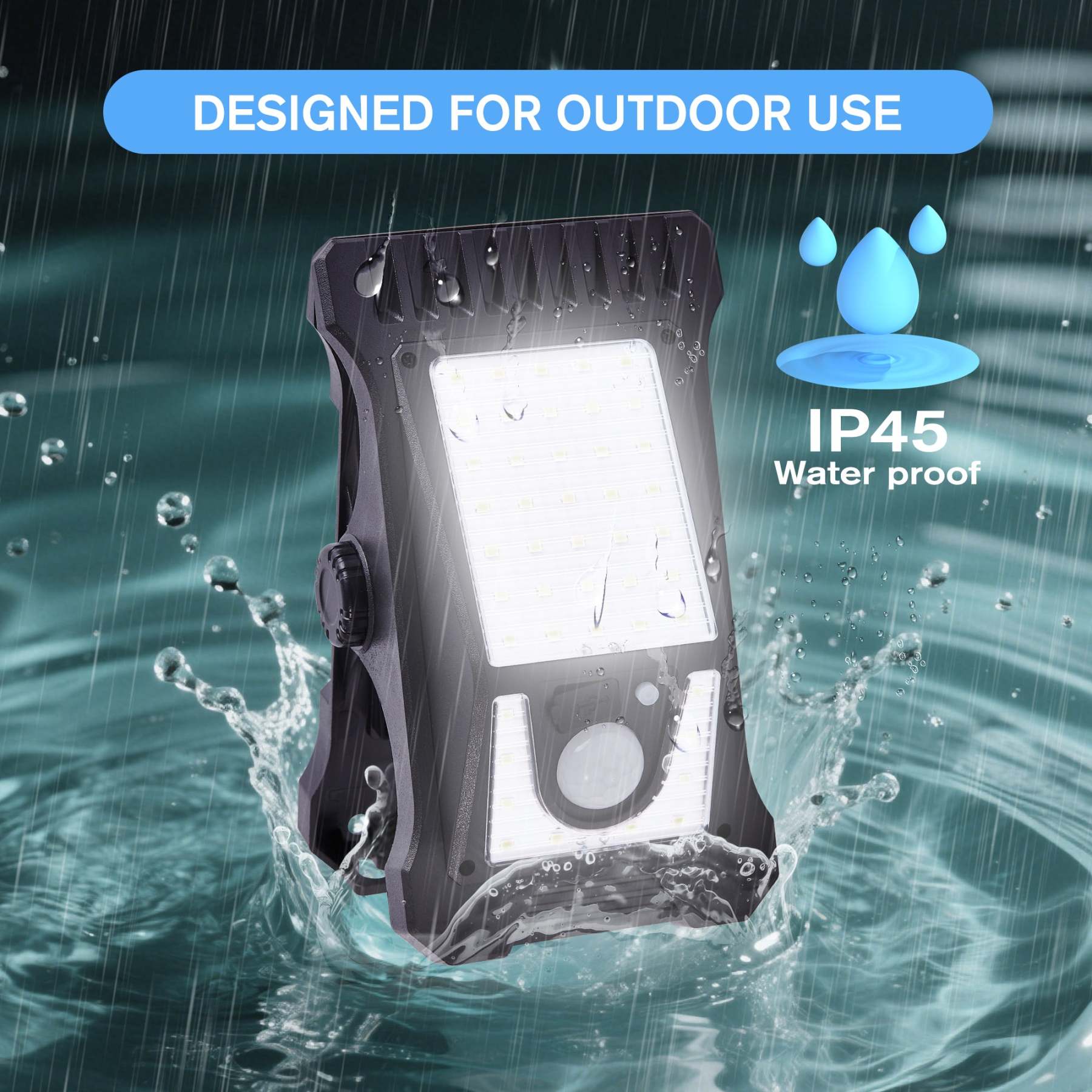 Portable Solar Clip Light