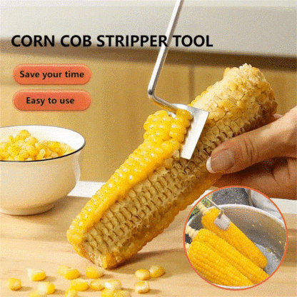 Long Handle Stainless Steel Corn Stripping Tool