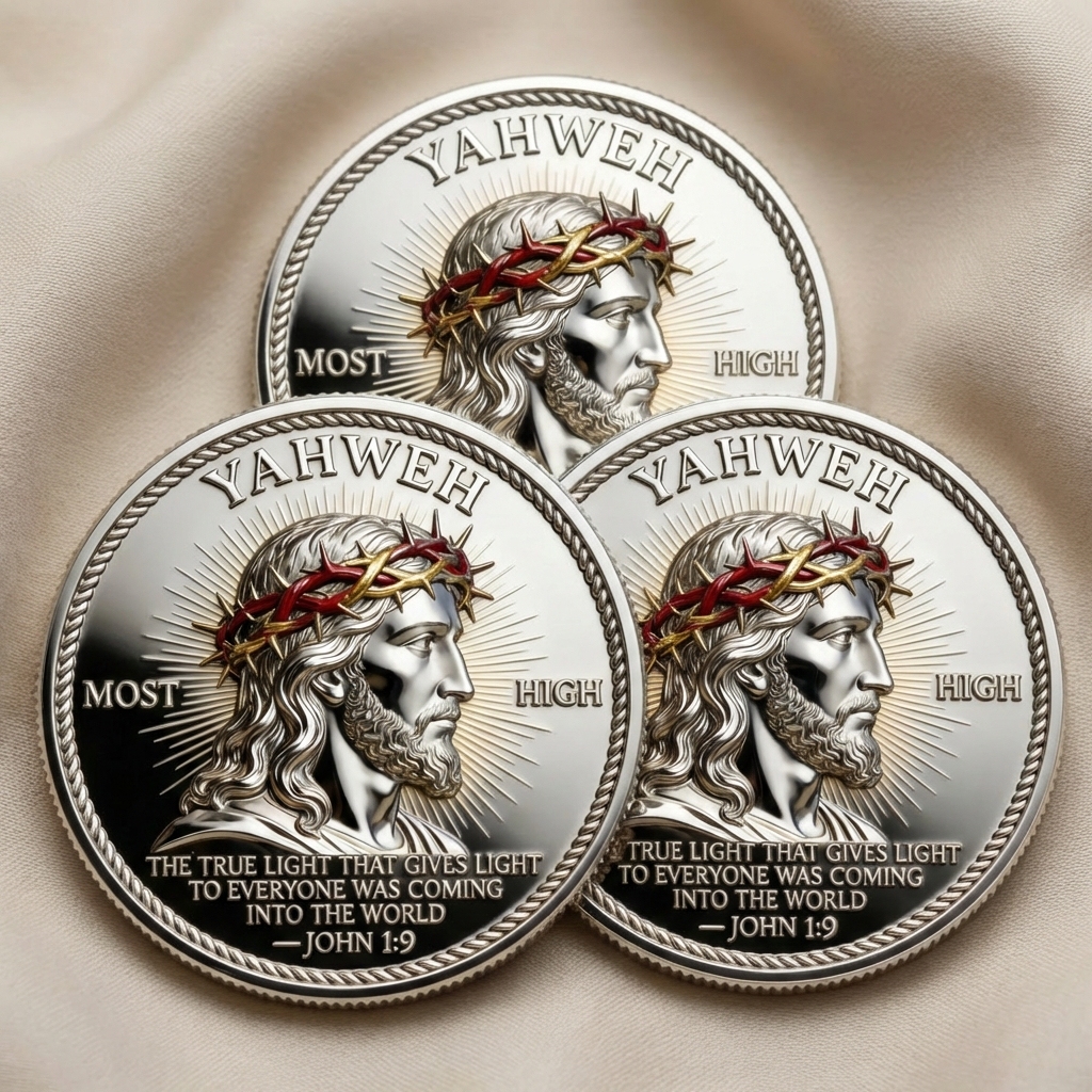 🏆Flash Sale 60% OFF - 🙏“Yahweh – The Living Light” Faith Commemorative Gift