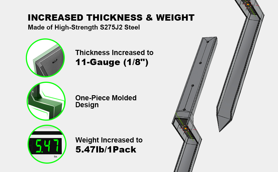 ArkSoldier Increased Thickness&amp;amp;amp;Weight Made of High-Strength S275J2 Steel