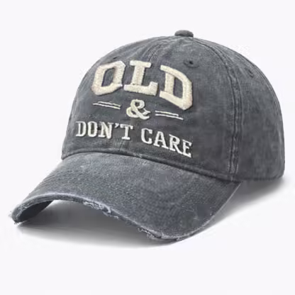 🧢 Vintage Distressed “OLD & DON’T CARE” Cap