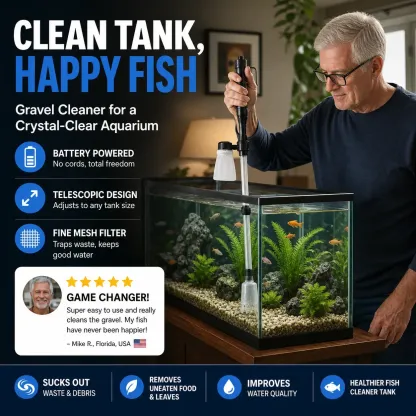 Electric Aquarium Gravel Cleaner