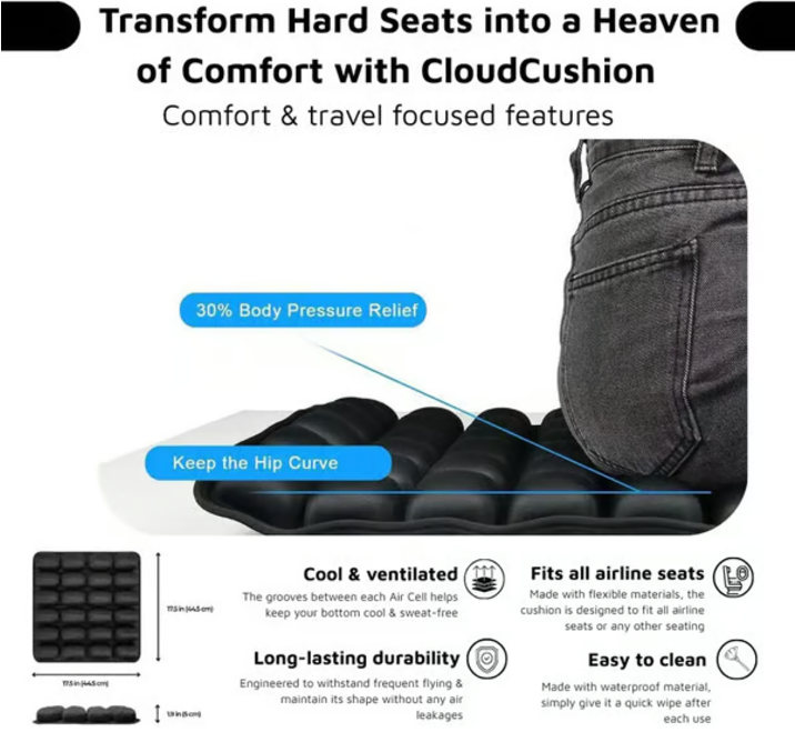 🔥NEW YEAR Flash Sale - ☁Travel Ease Cloud Comfort Cushion