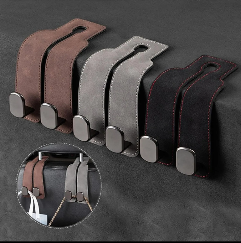 FLASH SALE 50% OFF - Car Seat Back Storage Hook - Double Hook Holder for Convenient Storage