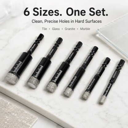 6 Pcs Diamond Drill Bits Set