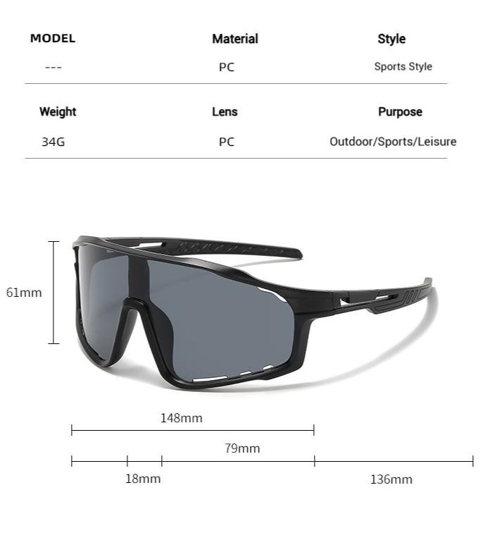 New Arrival: UV-Protective Sunglasses for Hiking & Cycling &mdash; Windproof, Changes color in response to UV intensity; the stronger the UV light, the deeper the color change.Sand-Resistant Sports Eyewear with Versatile, Stylish Photochromic Lenses