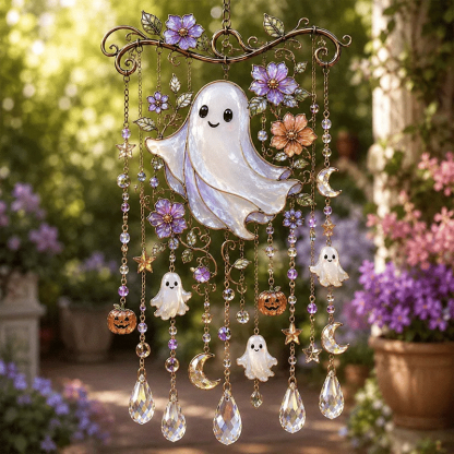 👻 Haunted Glow Ghost Wind Chime