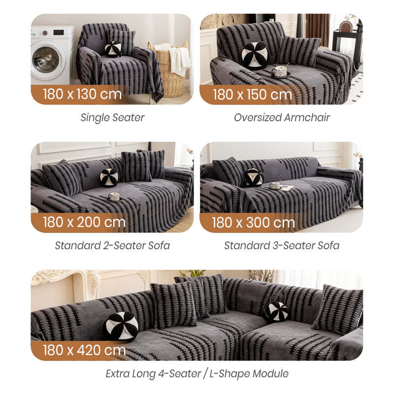 🛋️Valentine's Day Early Bird Special🎉Soft Plush Non-Slip Couch Cover🍂