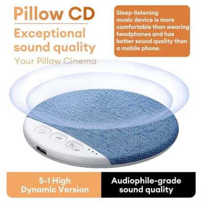NEW YEAR SALE🎉 Ultra-Thin Bluetooth Pillow Speaker with Bluetooth 6.0 - Bone Conduction Technology