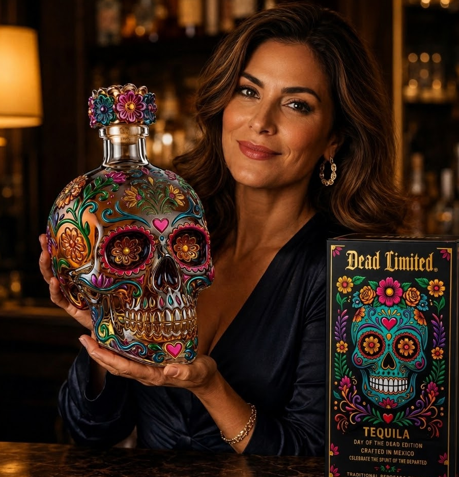 🔥🍷Limited edition Day of the Dead tequila bottle🎁