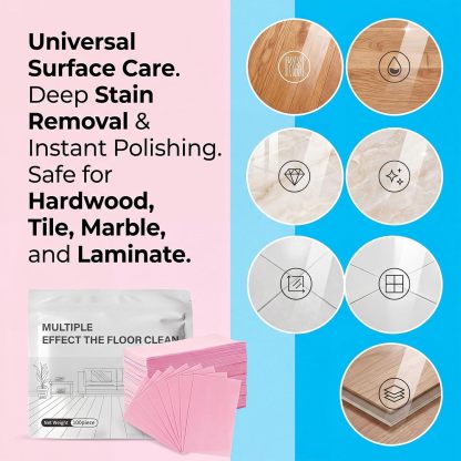 Multiple Effect The Floor Clean Tablets for Mopping, Quick Shine Cleaner