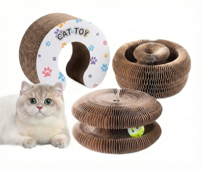 Magic Cat Scratch Organ Board Cat Toy – Fun Ball & Corrugated Claw Climbing Frame