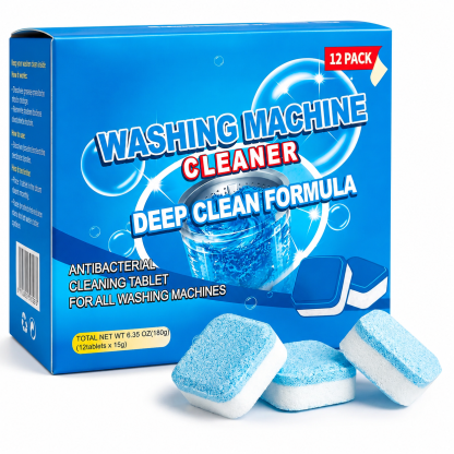 Drain Cleaning Tablets for Sinks, Showers & Washing Machines