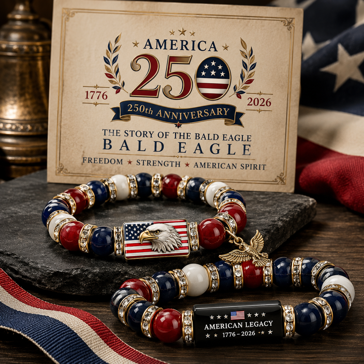 🎖️ American Legacy Patriotic Bracelet
