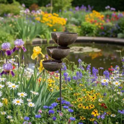 🔥Bring Life Back To Your Garden – Rain Catcher Bird Bath 🌿🐦
