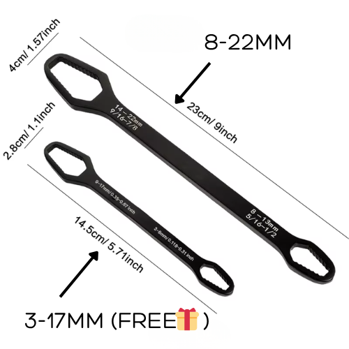 Universal Self-Tightening Wrench (8–22mm) – One Tool Replaces Your Entire Set 🔧