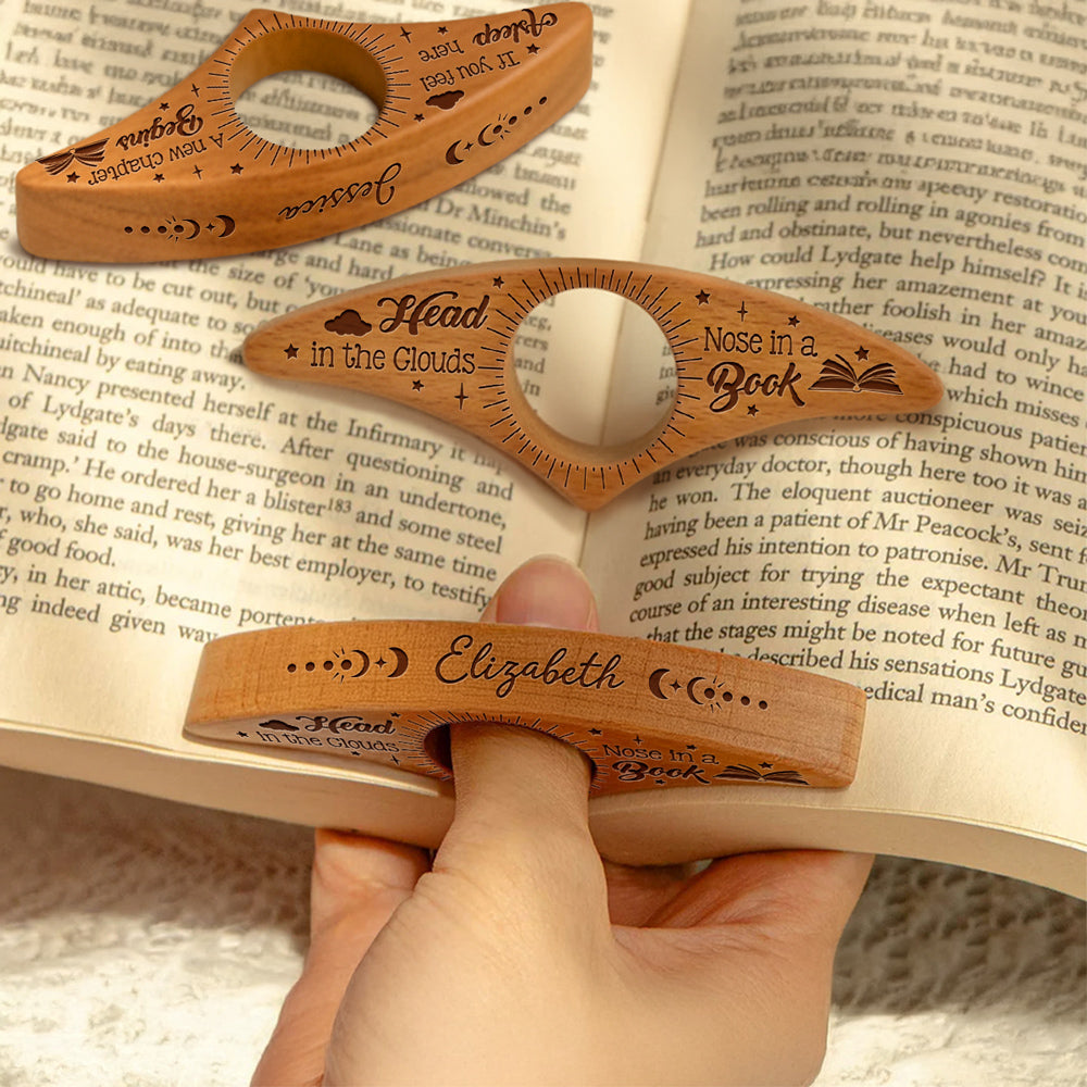 Book Lover - Personalized Custom Book Page Holder