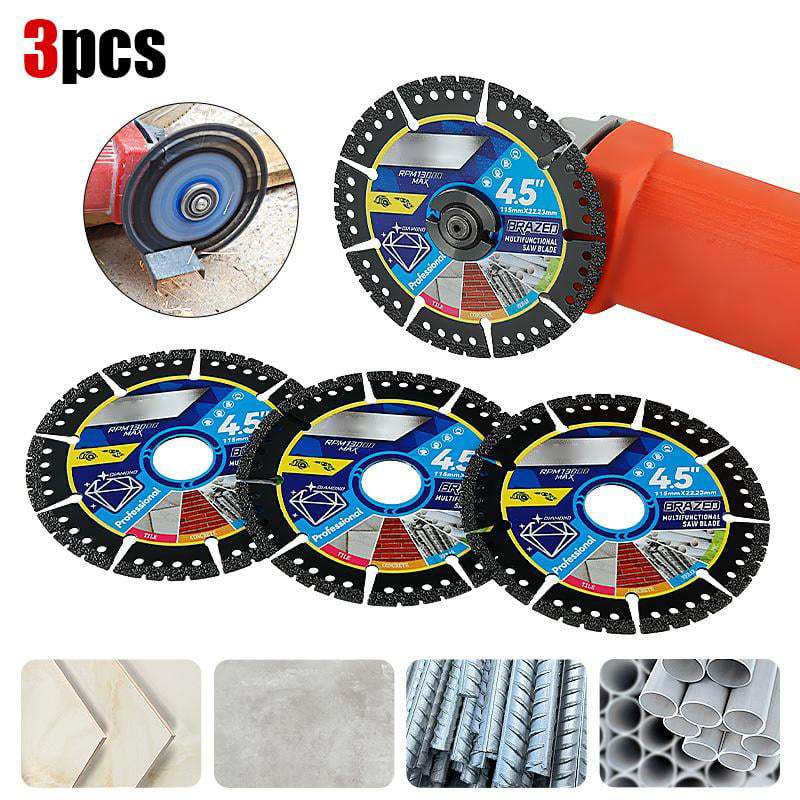 🛠️✨4.5" Multi-Material Diamond Blade - Zero Compromise, Max Durability
