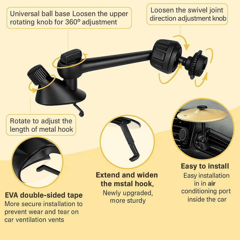 Mini Car Drum Cymbal - Groove on the Go!