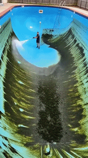 Power Washer Action Jet Nozzle Power Washer in action