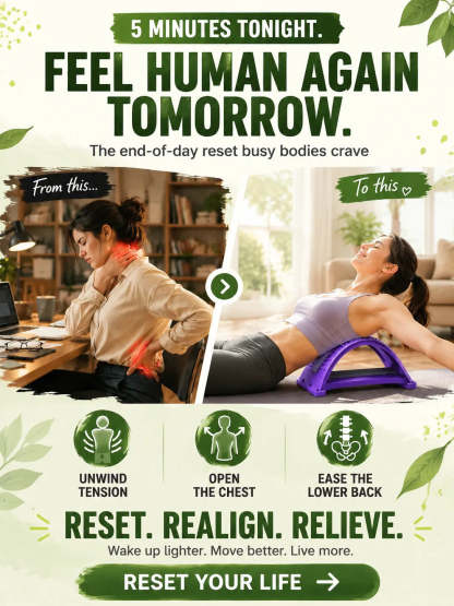 LIE DOWN FOR MINUTES — SEE A FLATTER, TIGHTER-LOOKING WAIST! The Effortless Waist-Sculpting Stretcher Designed to Make Your Midsection Look More Defined — Fast! 💪