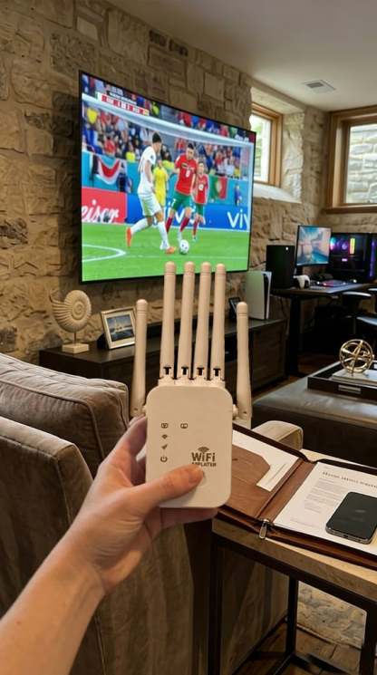 The Velocity Prime: 1200Mbps Ultra-Speed WiFi Repeater