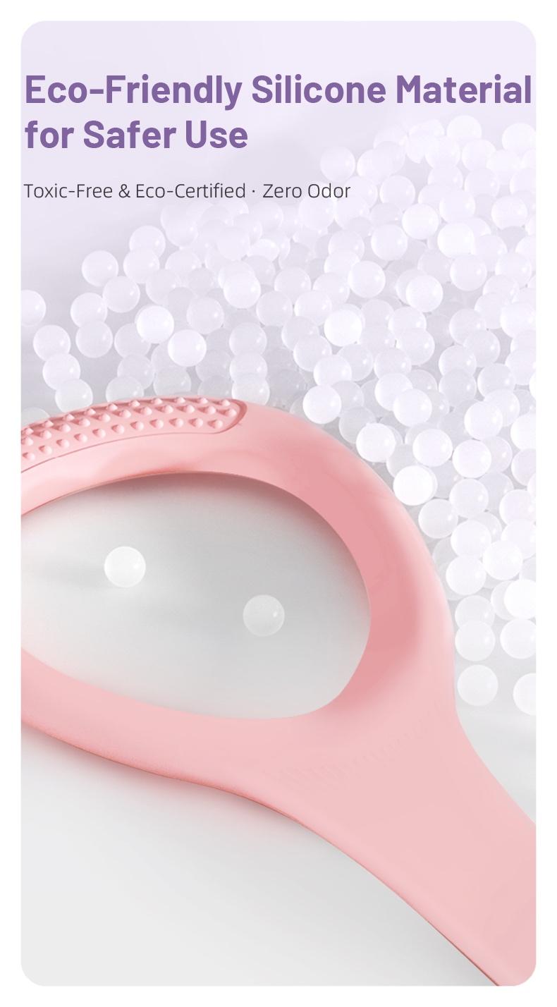 LEXI Resistance Bands Figure 8 Exercise Bands for Women Silicone Material Expander Band for Arms Chest Home Gym Yoga Equipment Quick Workout for Muscle Toning Physical Therapy Stretching Gear - Fitness Accessories