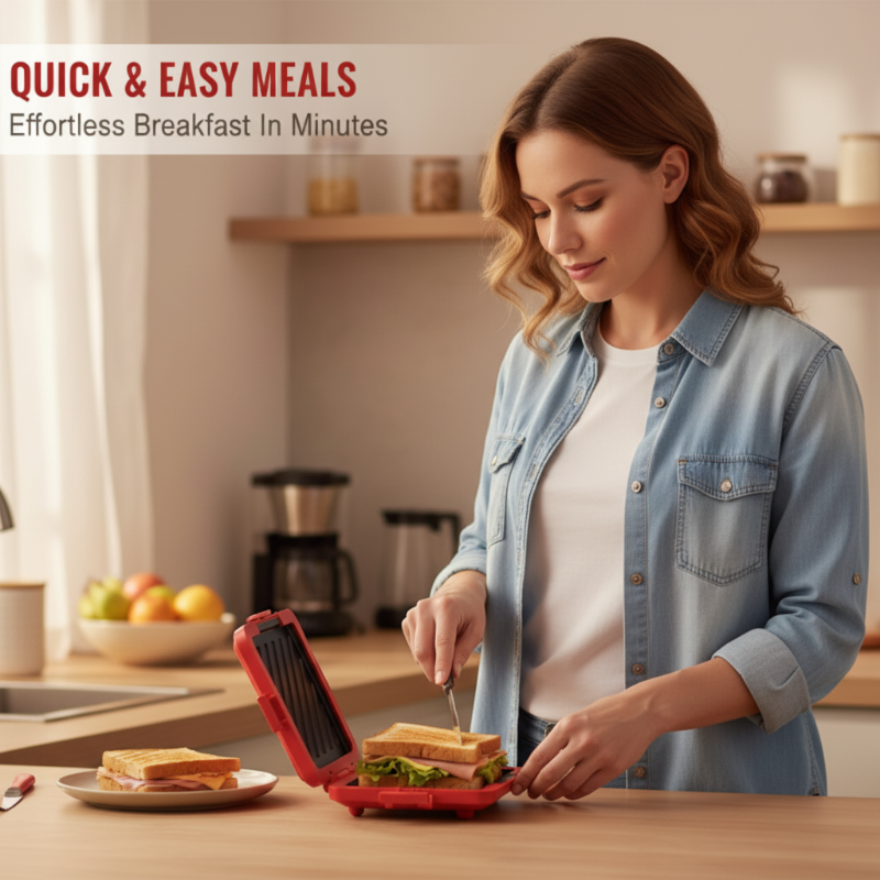 🔥2026 New Arrivals: 50% Off for a Limited Time!🔥Microwave Toaster & Sandwich Maker For Fast Cooking