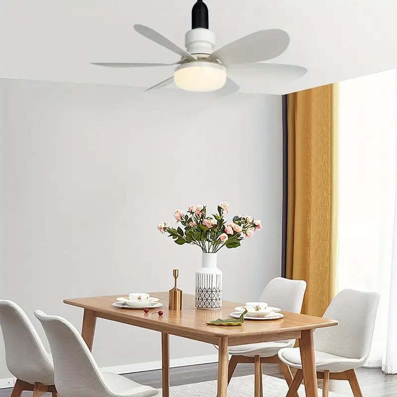🎁2-IN-1 PORTABLE CEILING FAN & LIGHT with Remote Control
