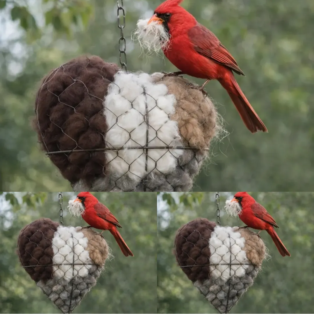 🏆New Year 60% OFF❤️🐦Handmade Alpaca Fiber Bird Nesting Heart