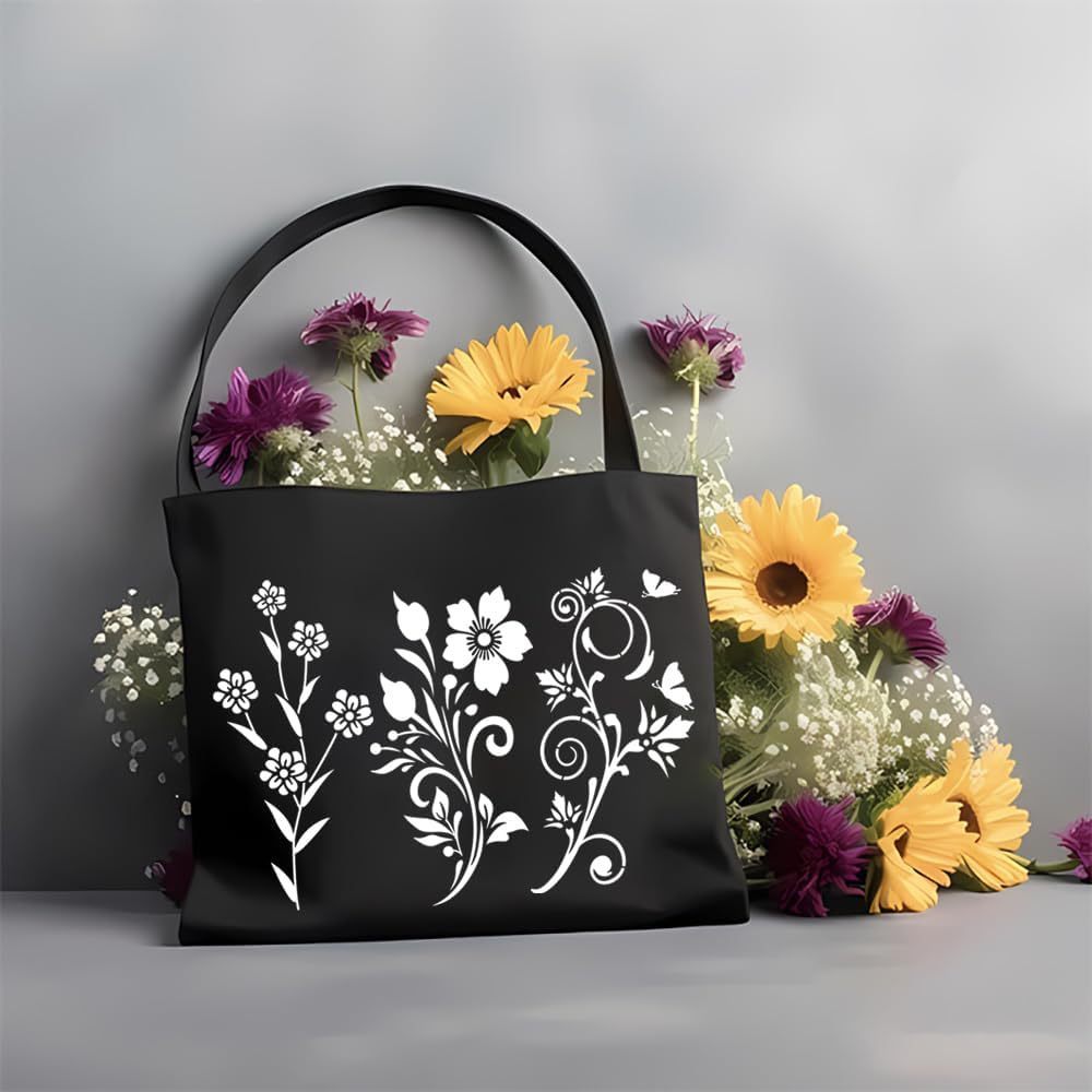 💐 Eptchn Garden Fence Large Flower Stencils🌻DIY Decoration BloomTrace