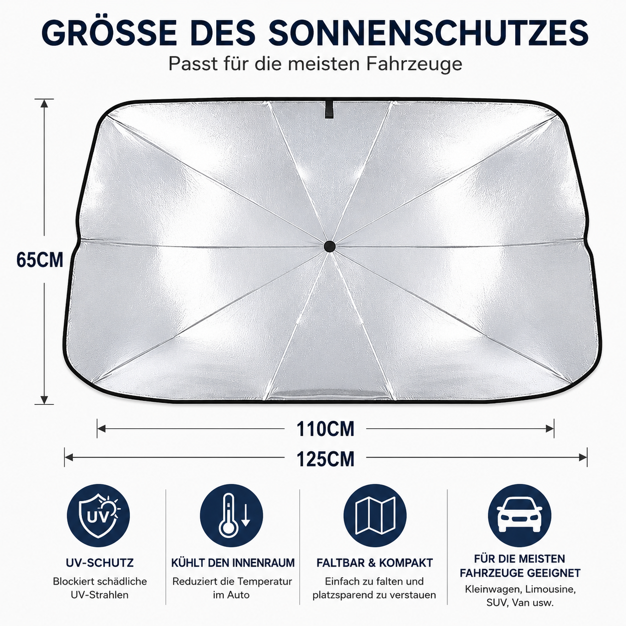 Sonnenschutz Frontscheibe