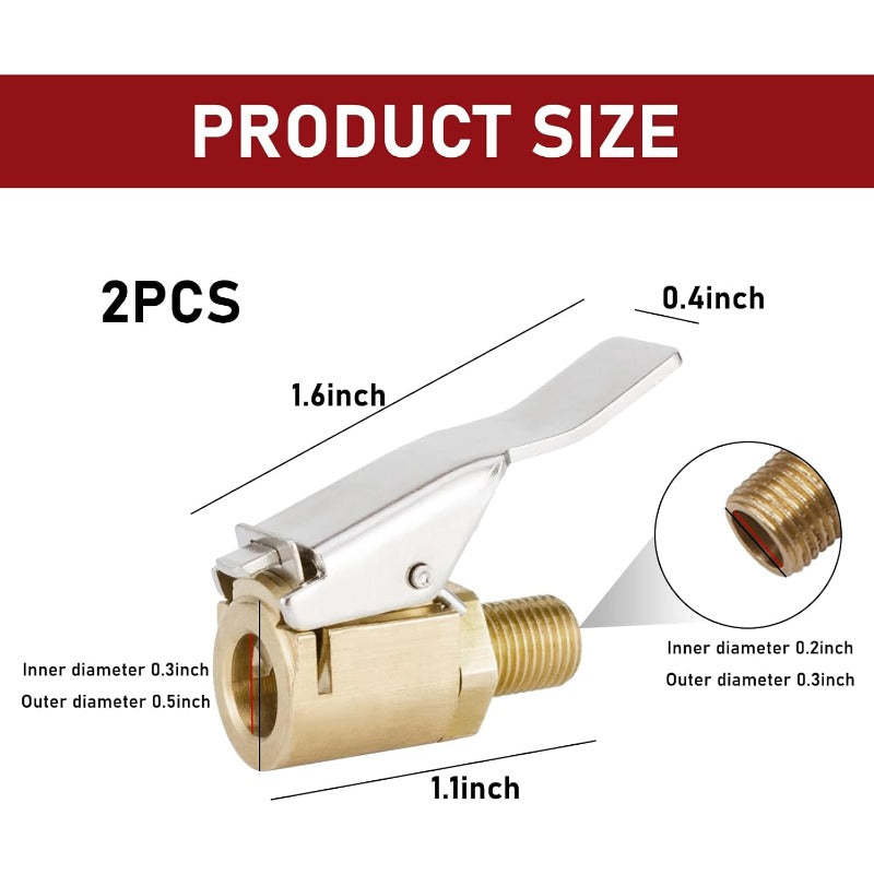 Brass Tire Air Chuck