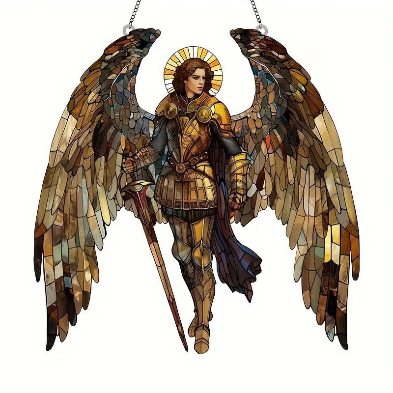 🌈 Angel Stained Glass Sun Catcher -- Turn Sunlight into a Whimsical Work of Art