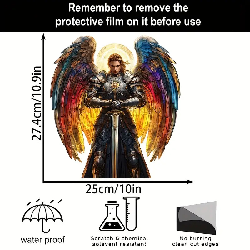 🌈 Angel Stained Glass Sun Catcher -- Turn Sunlight into a Whimsical Work of Art