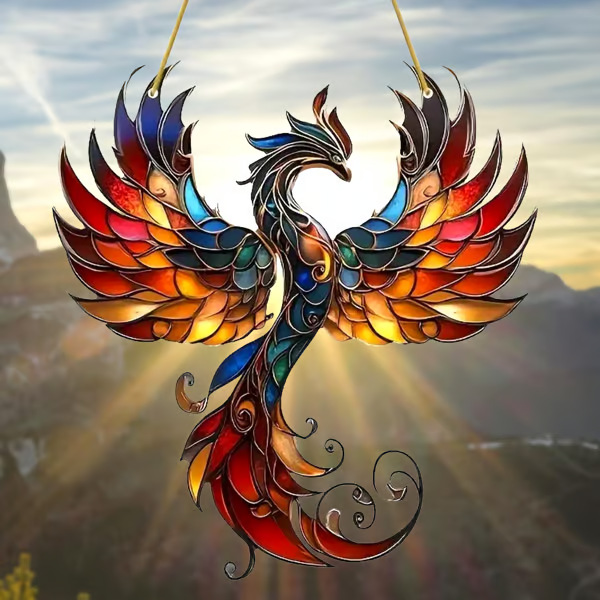 🌈 Angel Stained Glass Sun Catcher -- Turn Sunlight into a Whimsical Work of Art