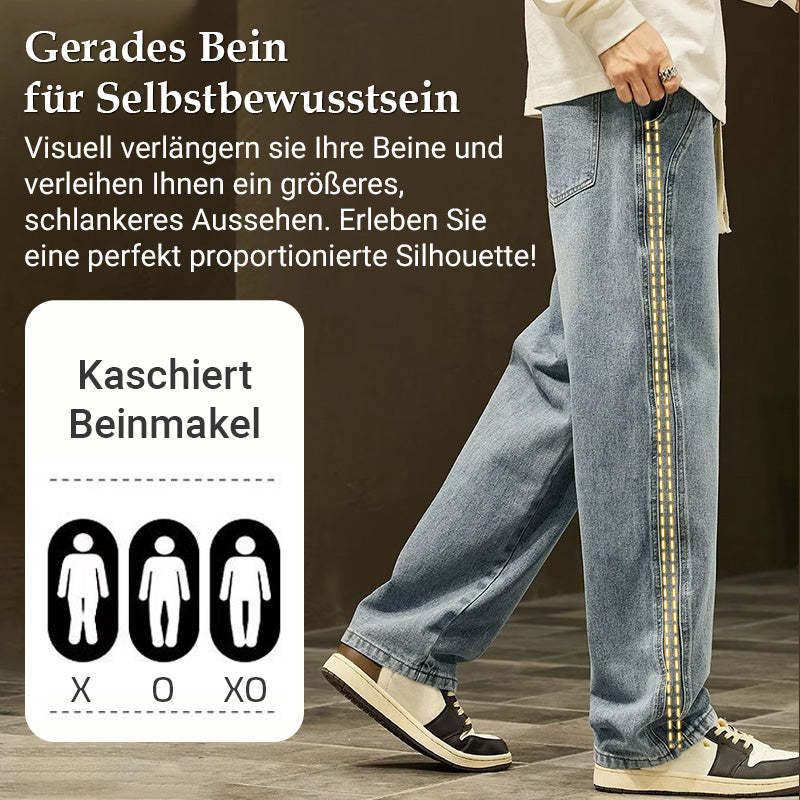 🔈🔈50% RABATT!!🔥 Herren-Jeans mit lockerem Schnitt und geradem Bein👖💥