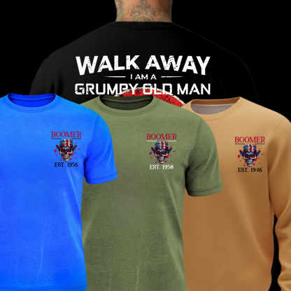 American Skull Cliparts T-shirt, BOOMER The Badass Generation T-shirt, Unisex Hoodie, Custom Year Of Birth Sweatshirt, Before All You Sissies Were Born T shirt