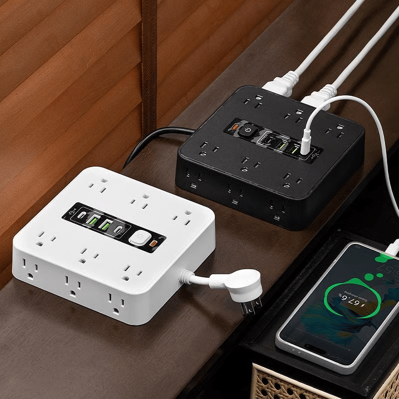 ⚡16-in-1 Power Strip with Switch & Surge Protection,ETL Listed Firepro