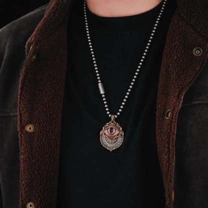 👁️‍🗨️Handmade Tarot Vision Pendant: Connect to Cosmic Wisdom Anytime(Cheat Sheet Included)