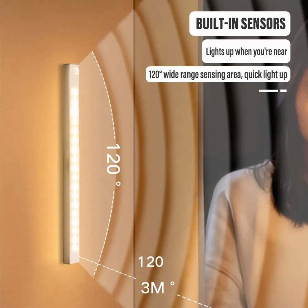 💡💡 Punch-free Smart Sensor Magnetic Rechargeable LED Lights