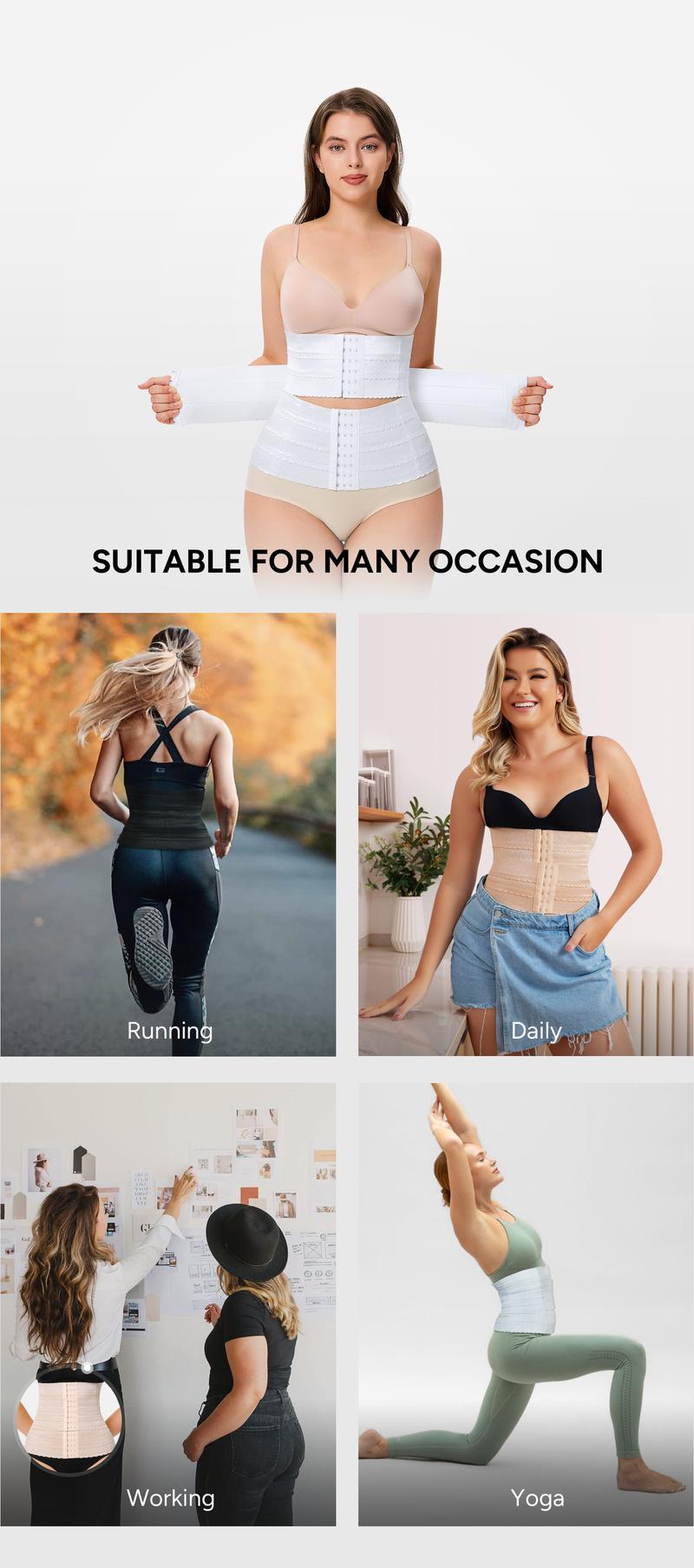 Nebility Women's Waist Cincher Belt - Adjustable Tummy Control Body Shaper, High Elasticity Abdominal Binder, Comfortable Basic  Womenswear TikTokShopBlackFriday  Compression Minimalist