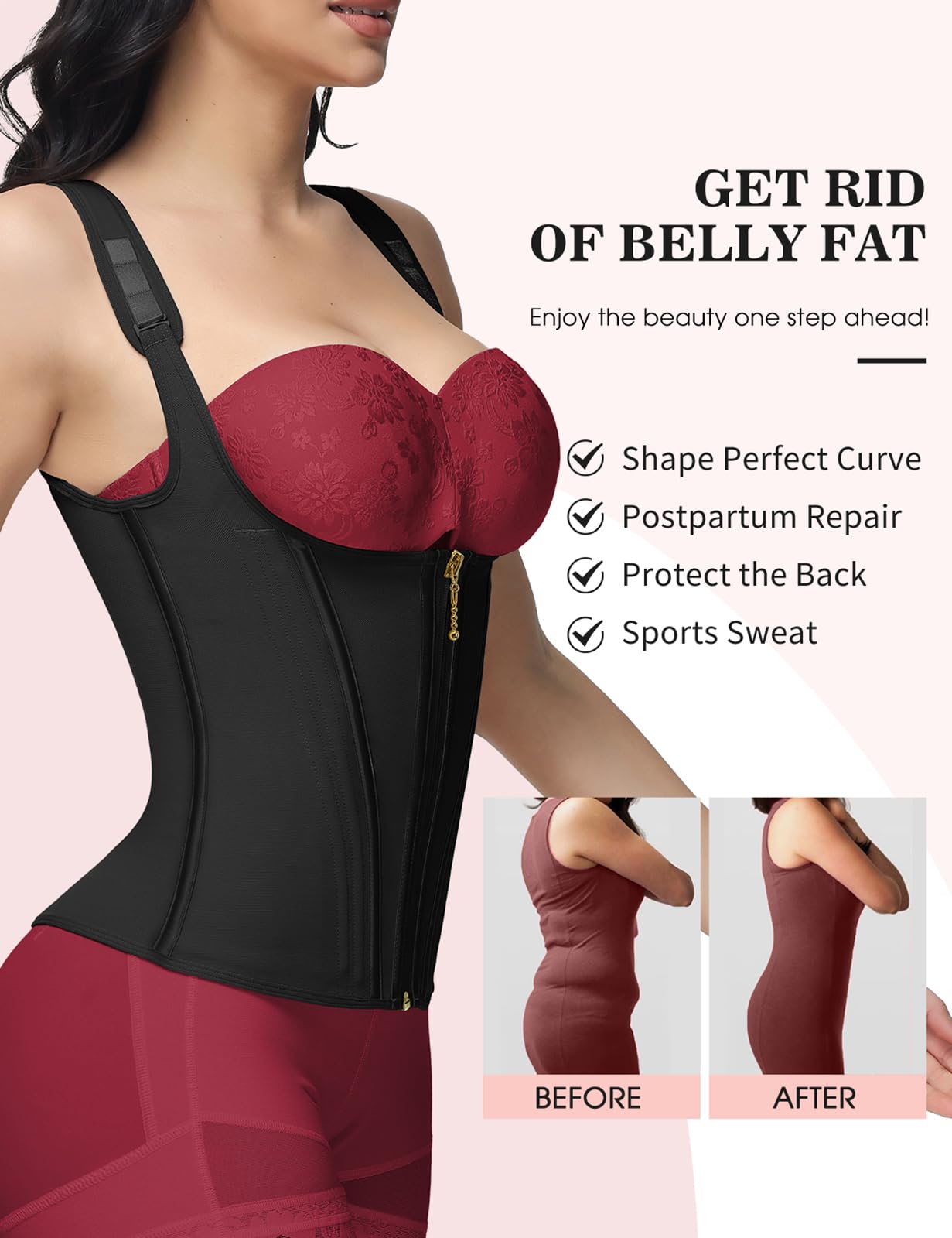 Extreme High Compression Corset Waist Vest