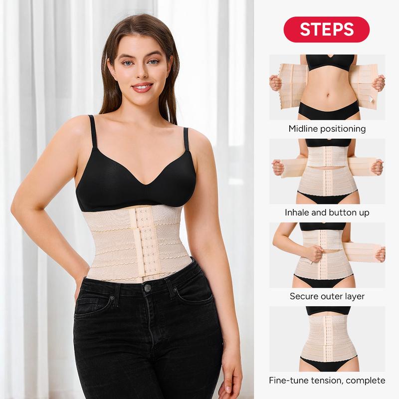Nebility Women's Waist Cincher Belt - Adjustable Tummy Control Body Shaper, High Elasticity Abdominal Binder, Comfortable Basic  Womenswear TikTokShopBlackFriday  Compression Minimalist