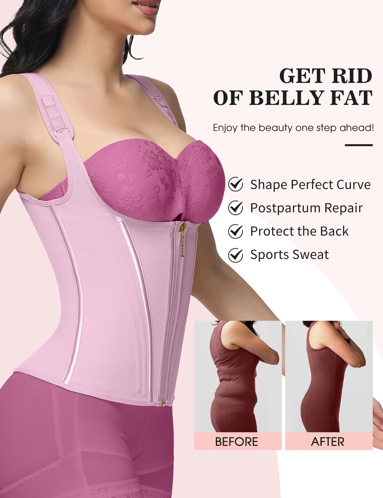 Extreme High Compression Corset Waist Vest