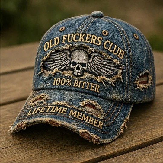 🎉New Year Flash Sale 60% OFF✨Funny Retro Old Fuckers Club Casual Hat🎁Buy 2 Free Shipping