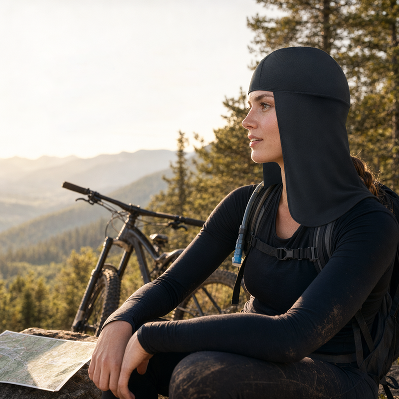 🧢 50% RABATT! 🏔️ Leichte Outdoor-Multifunktionskappe mit langem Nackenschutz