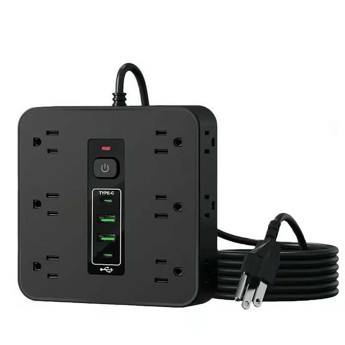 ⚡16-in-1 Power Strip with Switch & Surge Protection,ETL Listed Firepro
