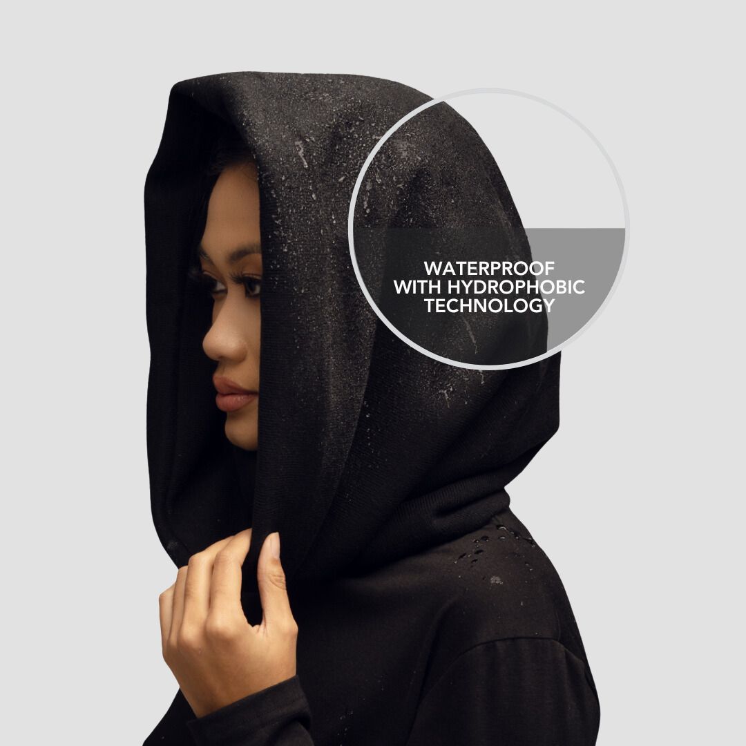 Satin Lined, Waterproof Infinity Rain Scarf